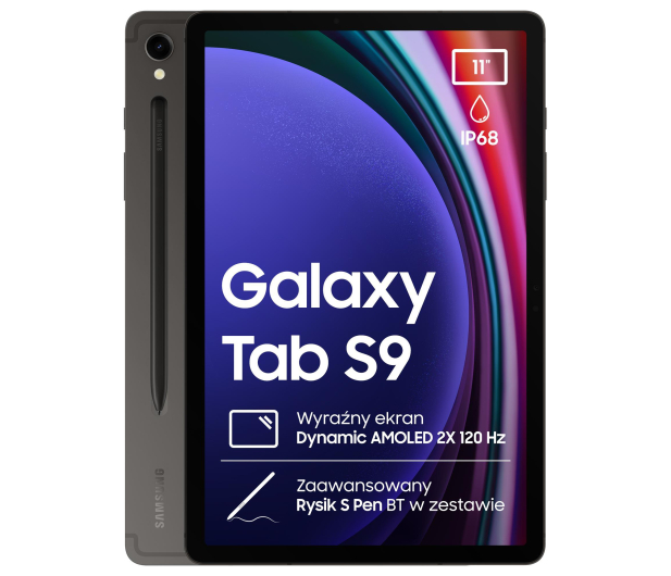 Samsung Galaxy Tab S9 11" 8/128GB WiFi, S Pen, szary - 1158878 - zdjęcie